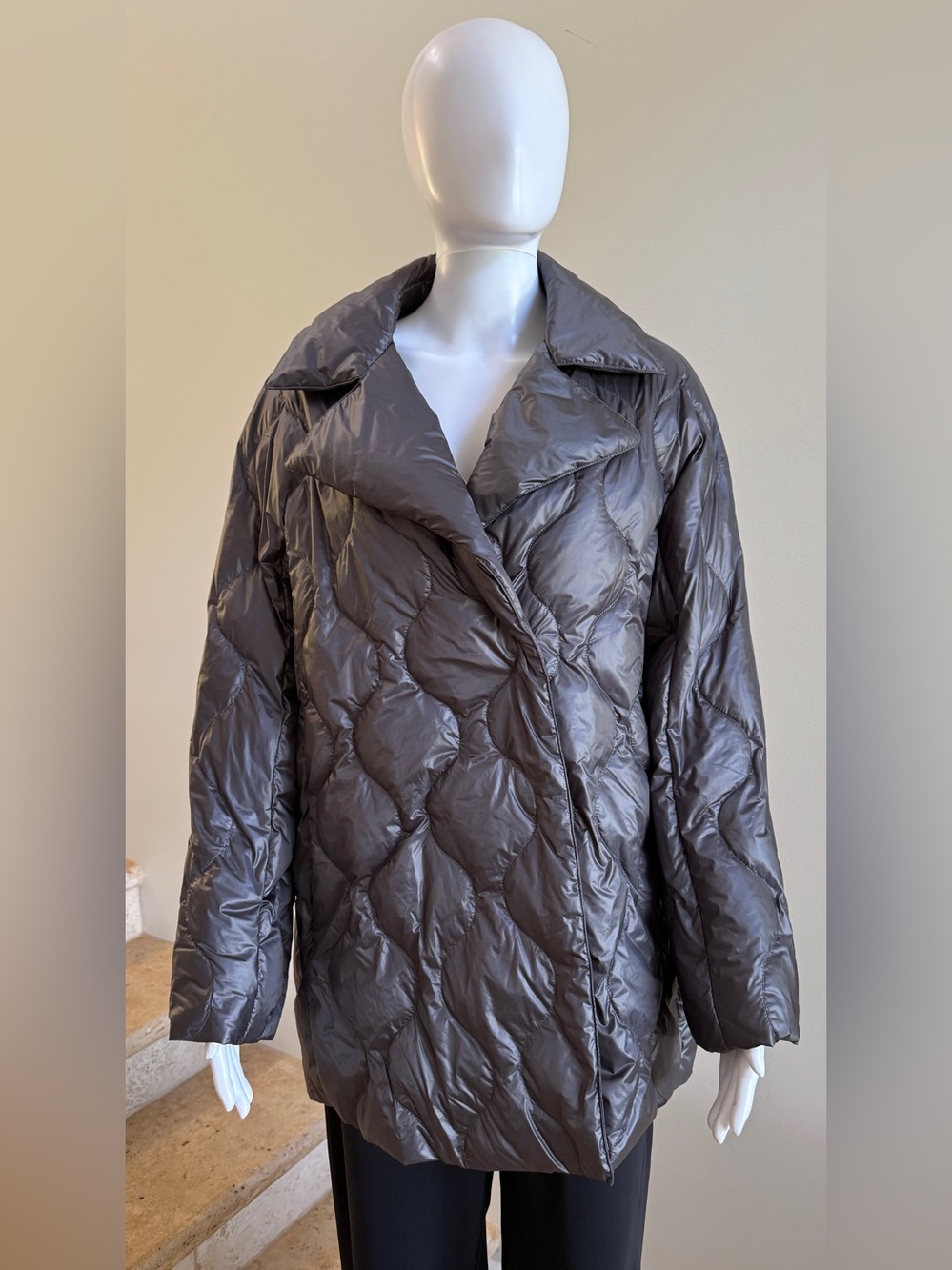 New JARBO Perugia Jacket Size Small, Charcoal Grey